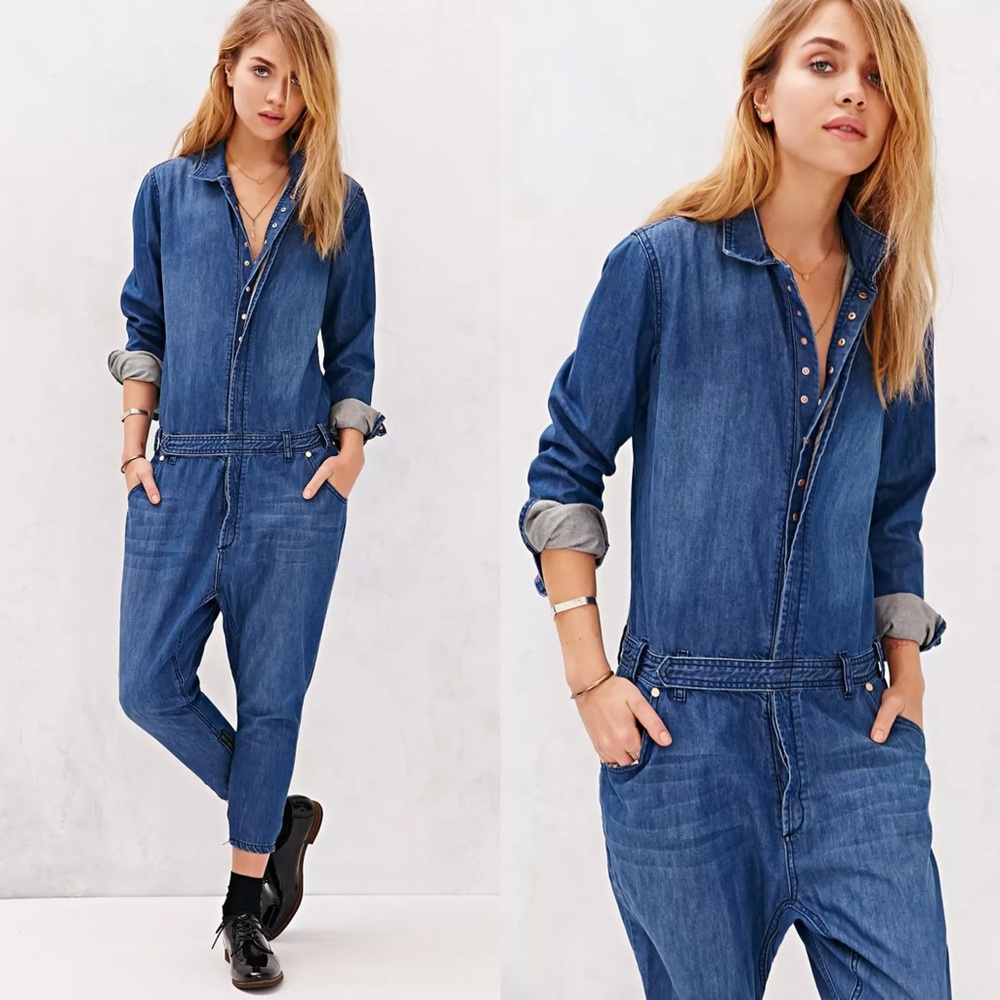 One Teaspoon denim jumpsuit size S